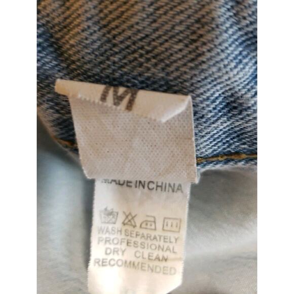 Light Wash Jeans Denim Unique Size 8 - Picture 5 of 10